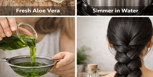 Make Aloe Vera Oil for Stronger, Fuller-Looking Hair – Healthy Life