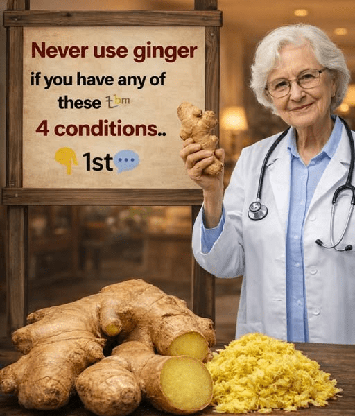 Ginger is healthy for most people — but not for everyone. See the list of 4 conditions + doctor’s explanation 1st – Health
