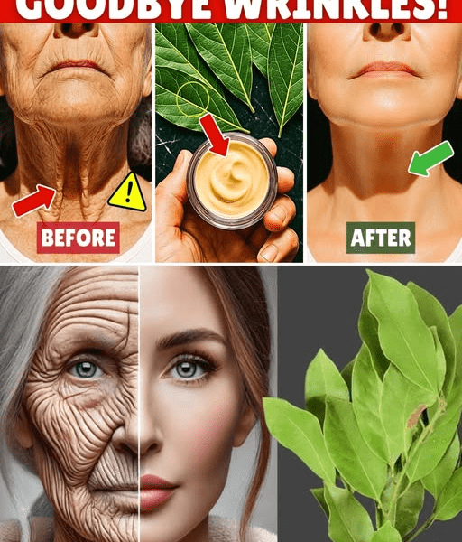 Bay Leaf 1,000,000× Stronger Than Botox – Erases ALL Wrinkles Even at The Age of 70