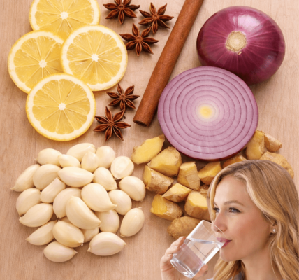 How to Prepare a Warming Homemade Herbal Infusion with Cinnamon, Cloves, Garlic, Ginger, Lemon, and Onion – Health
