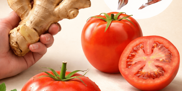 All-Natural Energy Tonic: Stay Strong for 8 Hours Straight with This Ginger & Tomato Boost