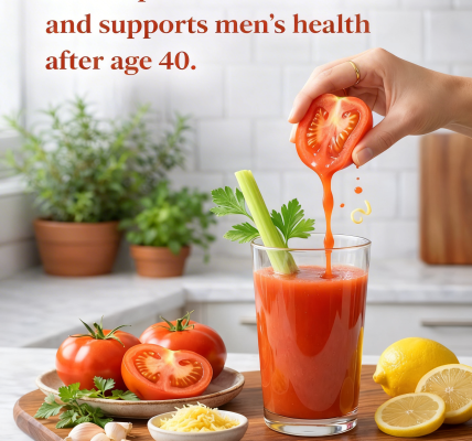 After 40: The Simple Natural Drink With Garlic, Tomato, and Turmeric That Many Men Are Quietly Discovering