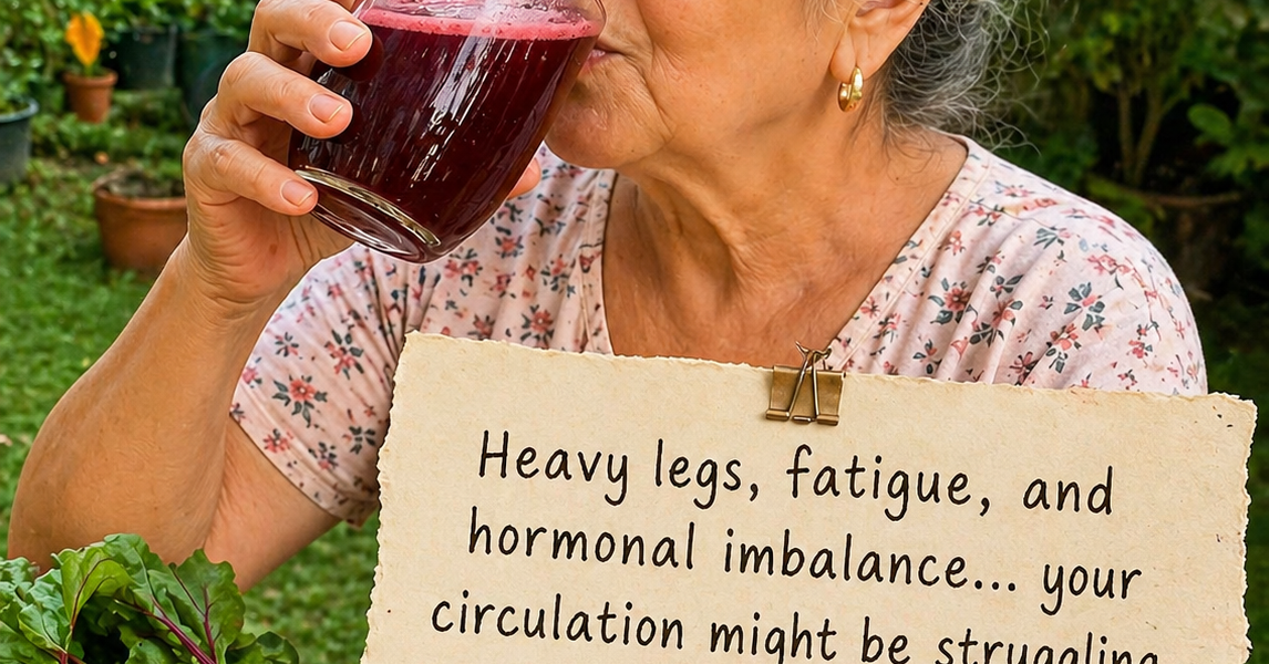 The Best Natural Drink for Circulation and Tired Legs
