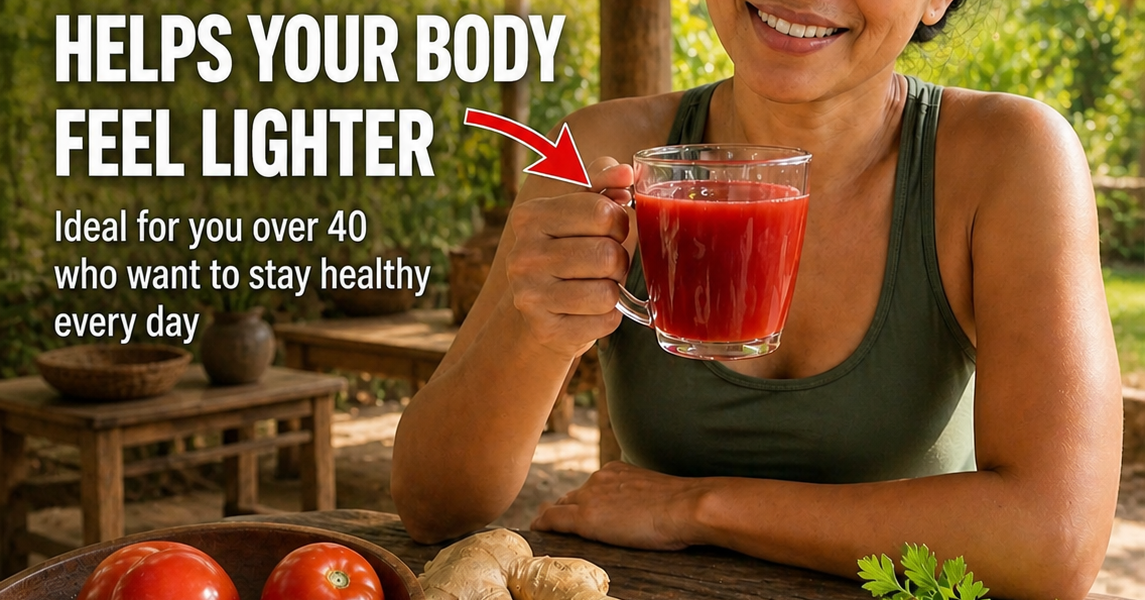 Discover an Easy Homemade Drink Recipe with Tomato, Ginger, and Garlic to Support Prostate Health for Men Over 40 Discover an Easy Homemade Drink Recipe with Tomato, Ginger, and Garlic to Support Prostate Health for Men Over 40