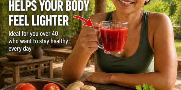 Discover an Easy Homemade Drink Recipe with Tomato, Ginger, and Garlic to Support Prostate Health for Men Over 40
