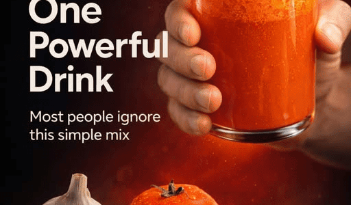 Discover This Simple Natural Drink Recipe With Turmeric, Garlic, and Tomato for Everyday Wellness After 40