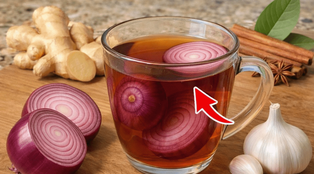 Discover This Simple Herbal Tea Recipe with Ginger, Cinnamon, Onion, Garlic, Turmeric, and Guava Leaf for Mornings and Evenings Discover This Simple Herbal Tea Recipe with Ginger, Cinnamon, Onion, Garlic, Turmeric, and Guava Leaf for Mornings and Evenings