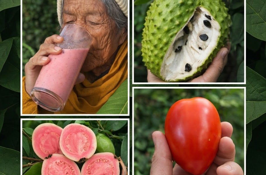 Natural Detox Juice with Soursop, Tomato, and Guava Natural Detox Juice with Soursop, Tomato, and Guava