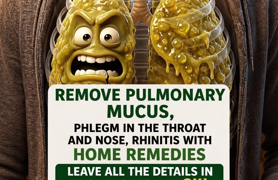 Natural Remedy to Clear Mucus from Lungs, Throat, and Nose